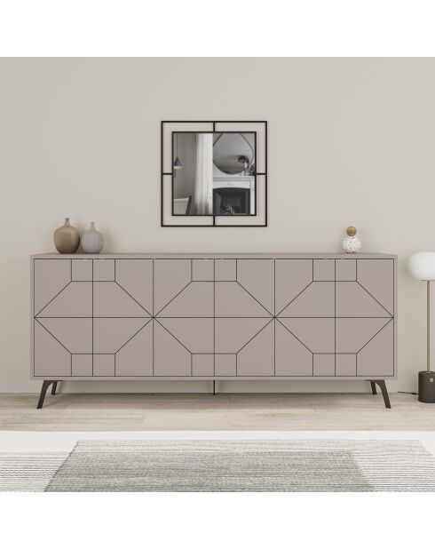 Buffet Dune moka - 184x77.4x35 cm