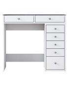 Coiffeuse BJ10 blanche - 90x79.8x44.5 cm