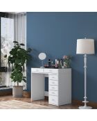 Coiffeuse BJ10 blanche - 90x79.8x44.5 cm