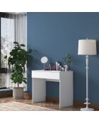 Coiffeuse Bj104-2342 blanche - 90x76.8x45 cm