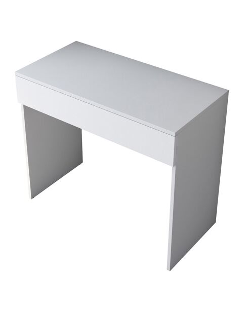 Coiffeuse Bj104-2342 blanche - 90x76.8x45 cm