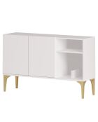 Console Agustine doré/blanc - 120x80x40 cm