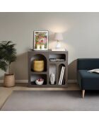 Console Lesa  anthracite - 80x74x35 cm