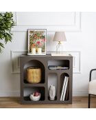 Console Lesa  anthracite - 80x74x35 cm