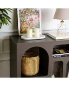 Console Lesa  anthracite - 80x74x35 cm
