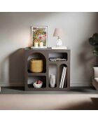 Console Lesa  anthracite - 80x74x35 cm