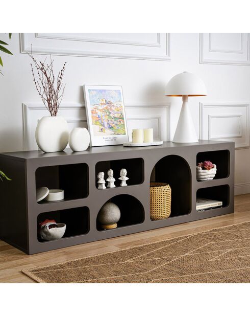 Konsole Lorin Anthrazit - 160x51x38 cm