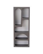 Étagère à livres Vénus  anthracite - 60x150x32 cm