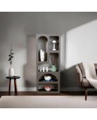 Étagère à livres Vénus  anthracite - 60x150x32 cm