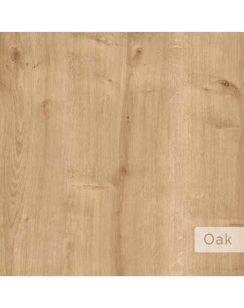 Étagère murale Leo chêne - 123x80.5x22 cm