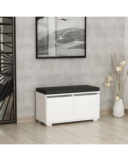 Meuble à chaussures Drago  blanc - 80x42x35 cm