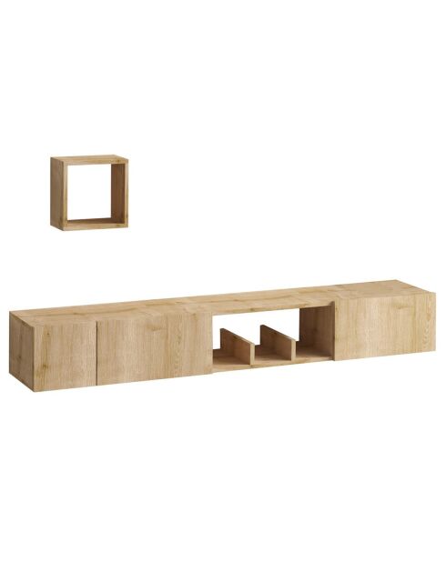 Meuble TV Avior chêne/saphir