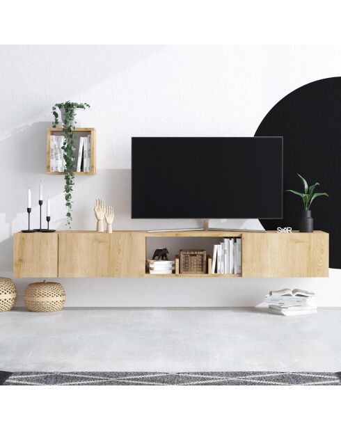 Meuble TV Avior chêne/saphir