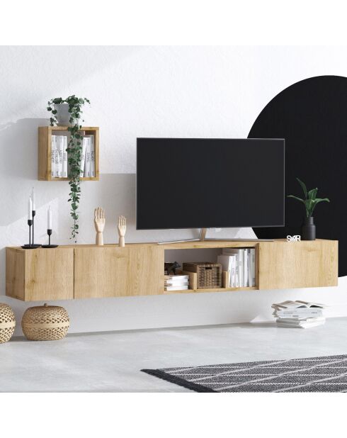 Meuble TV Avior chêne/saphir
