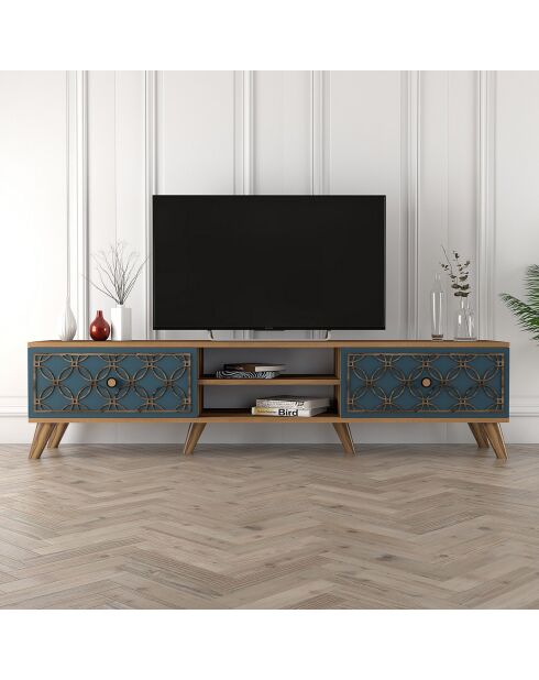 Meuble TV Class noyer - 180x44x35 cm