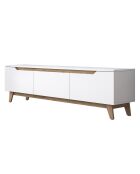 Meuble TV D1-2472 noyer blanc - 180x48.6x35 cm