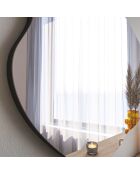Miroir mural Ohho noir - 60x85x2.2 cm