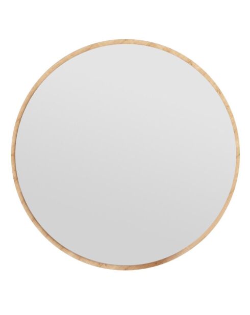 Miroir mural Ozze  naturel - 60x60x2.2 cm