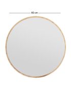 Miroir mural Ozze  naturel - 60x60x2.2 cm