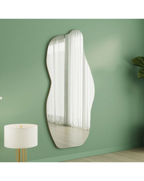 Miroir mural Ralia  sable -  70x175x2.2 cm