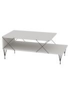 Table basse Loire  blanche - 100x40x50 cm