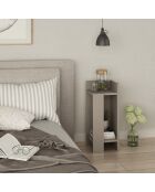 Table de nuit Elos Droite  moka - 25x60x27 cm
