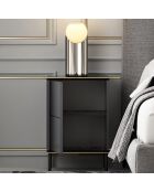 Table de nuit Imaj anthracite - 40x60x35 cm