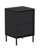 Table de nuit Imaj anthracite - 40x60x35 cm