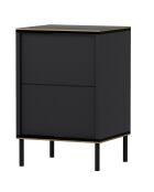 Table de nuit Imaj anthracite - 40x60x35 cm