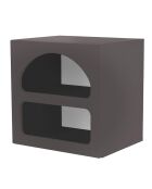 Nachttisch Lorin Anthrazit - 50x50x38 cm