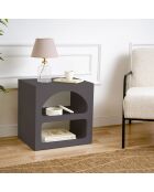 Nachttisch Lorin Anthrazit - 50x50x38 cm