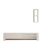 Meuble TV Naz blanc - 160x33x26.8 cm