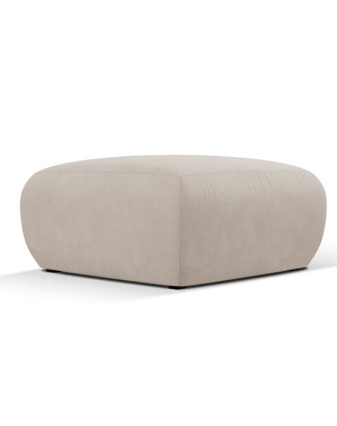 Pouf Lola beige - 75x75x36 cm