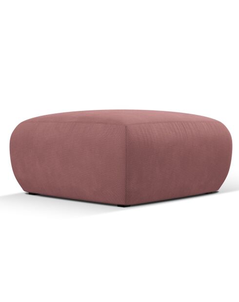 Pouf Lola rose - 75x75x36 cm