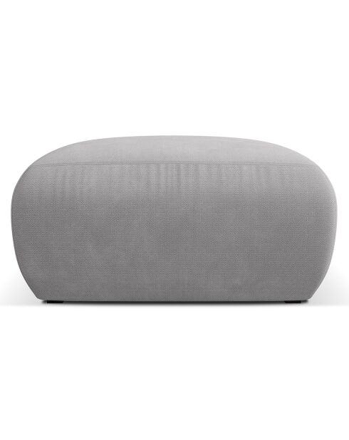 Pouf Lola gris clair - 75x75x36 cm