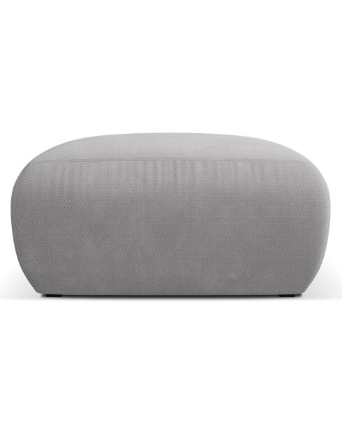 Pouf Lola gris clair - 75x75x36 cm