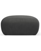 Pouf Lola gris foncé - 75x75x36 cm