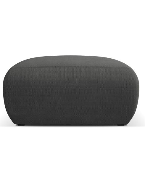 Pouf Lola gris foncé - 75x75x36 cm