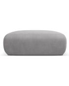 Pouf Lola gris clair - 100x100x36 cm