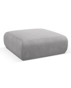 Pouf Lola gris clair - 100x100x36 cm