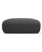 Pouf Lola gris foncé - 100x100x36 cm