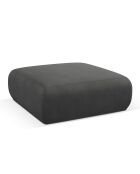 Pouf Lola gris foncé - 100x100x36 cm
