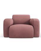 Fauteuil Lola rose - 105x95x72 cm