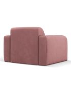 Fauteuil Lola rose - 105x95x72 cm