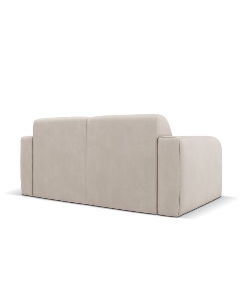 Canapé Lola 2 Places beige - 170x95x72 cm