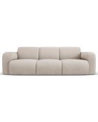 Canapé Lola 3 Places beige - 235x95x72 cm