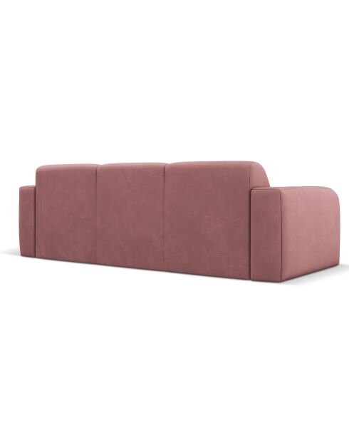 Canapé Lola 3 Places rose - 235x95x72 cm