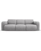 Canapé Lola 3 Places gris clair - 235x95x72 cm