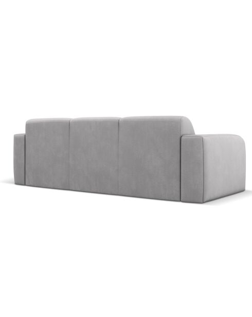 Canapé Lola 3 Places gris clair - 235x95x72 cm
