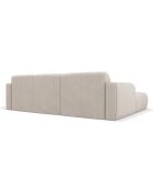 Canapé d'angle Gauche Lola 4 Places beige - 250x170x72 cm